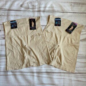 Maidenform Nude Shapewear Ultra Control Thigh Slimmer Plus Size 2XL NWT 2 Pairs